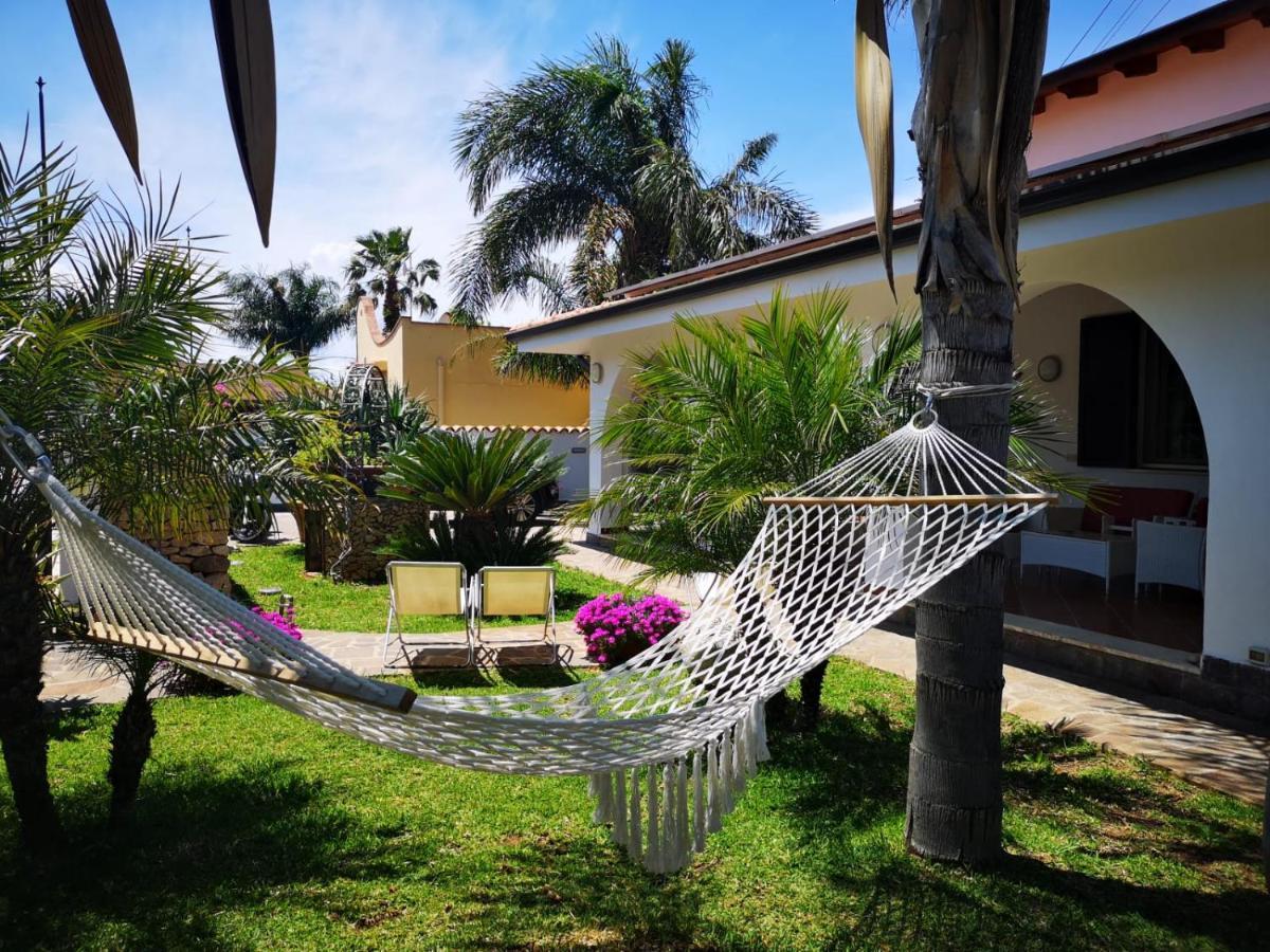 Villa Manzella Piscina Privata Cinisi Exterior foto