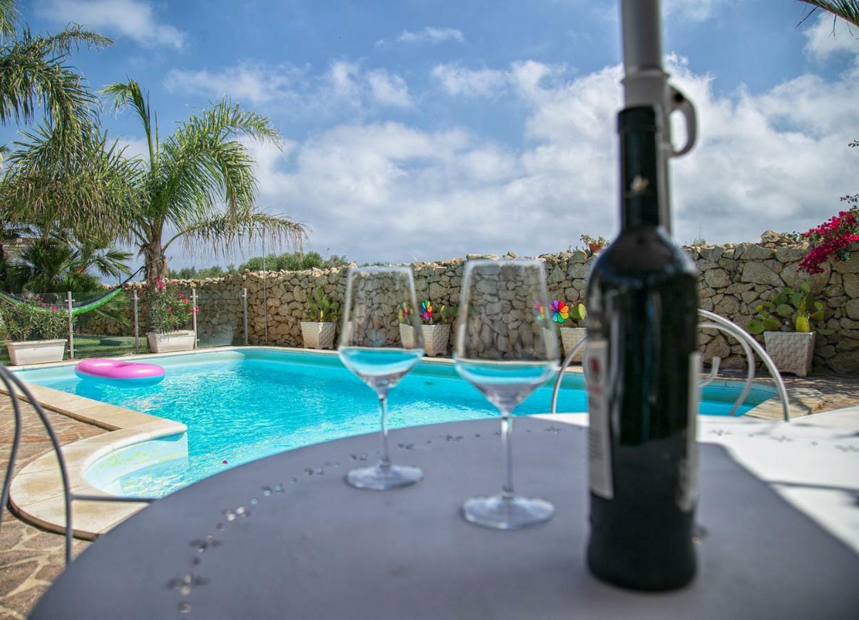 Villa Manzella Piscina Privata Cinisi Exterior foto